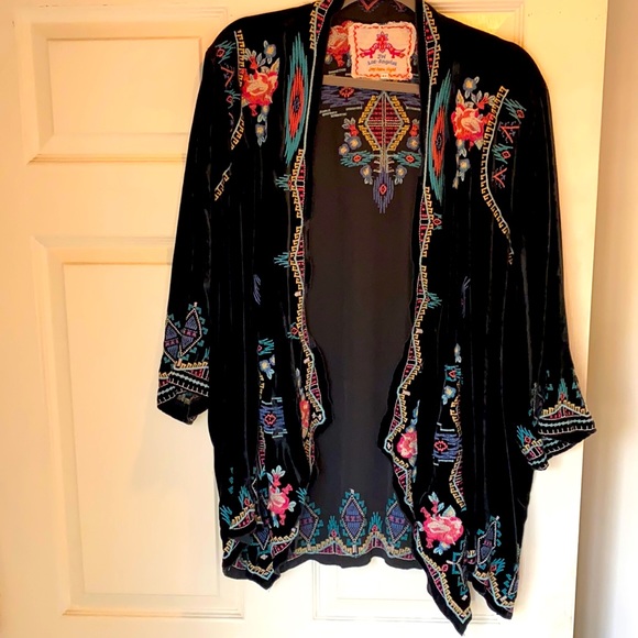 Johnny Was Jackets & Blazers - Johnny Was velvet jacket